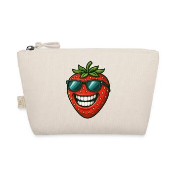 Fraises fraîches avec lunettes de soleil plaisir des fruits d’été - Trousse biologique - nature - Devant