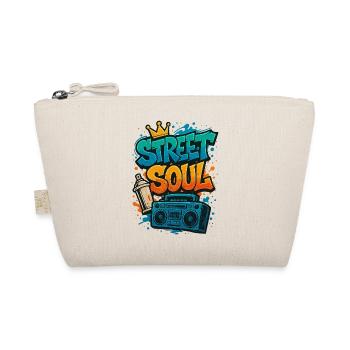 Street Soul Graffiti – Urban Wall Art Motif - Organic Pouch - nature - Front