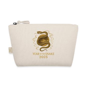 Year of the snake 2025 - Bio-Täschchen - Natur - Vorne