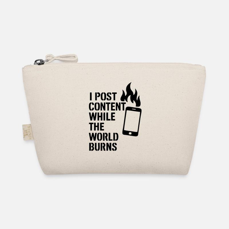 I post content and the world burns Bio-Täschchen
