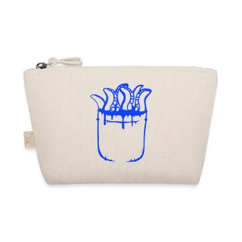 Tentakel Brusttasche Oktopus Monster Hemdtasche - Bio-Täschchen - Natur - Vorne