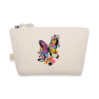Butterfly Colorful Colorful Beautiful Art Nature - Organic Pouch - nature - Front