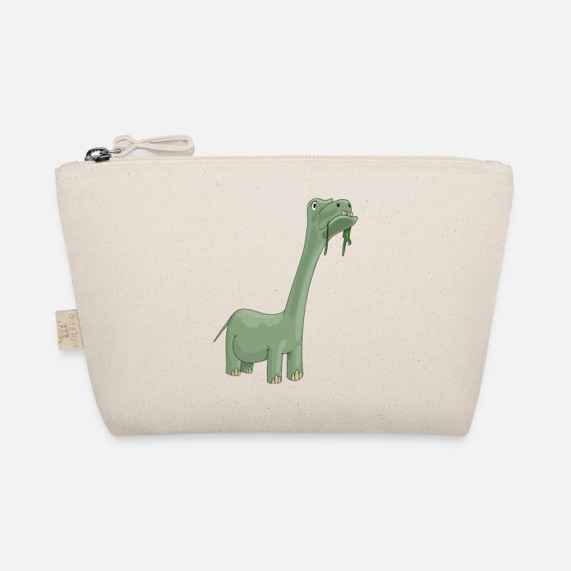 Diplodocus Casual Cartoon - Bio-Täschchen - Natur