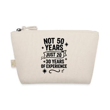 Cadeau d’anniversaire 50 ans – Seulement 20 + 30 ans d’expérience - Trousse biologique - nature - Devant
