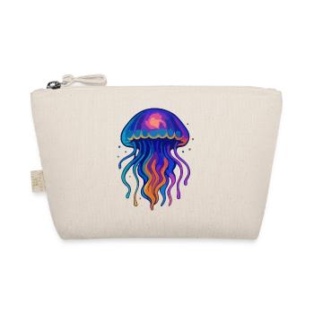 Neon Qualle - Bio-Täschchen - Natur - Vorne