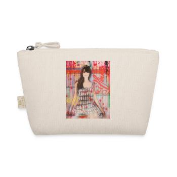 Femme icone chanteuse Françoise omikly pop art - Trousse biologique - nature - Devant