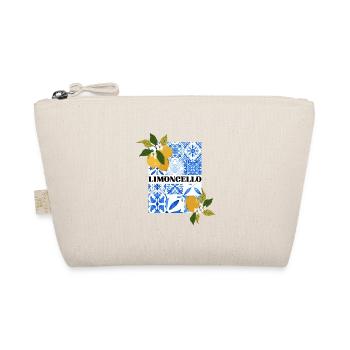 Limoncello – Citrus and Azulejo Pattern - Organic Pouch - nature - Front