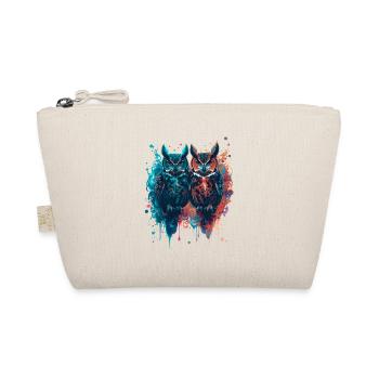 Ink,owls,illustration,painting,graffiti,owl - Organic Pouch - nature - Front