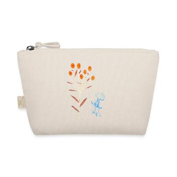 Fleurs néon et méduses bleues - Trousse biologique - nature - Devant
