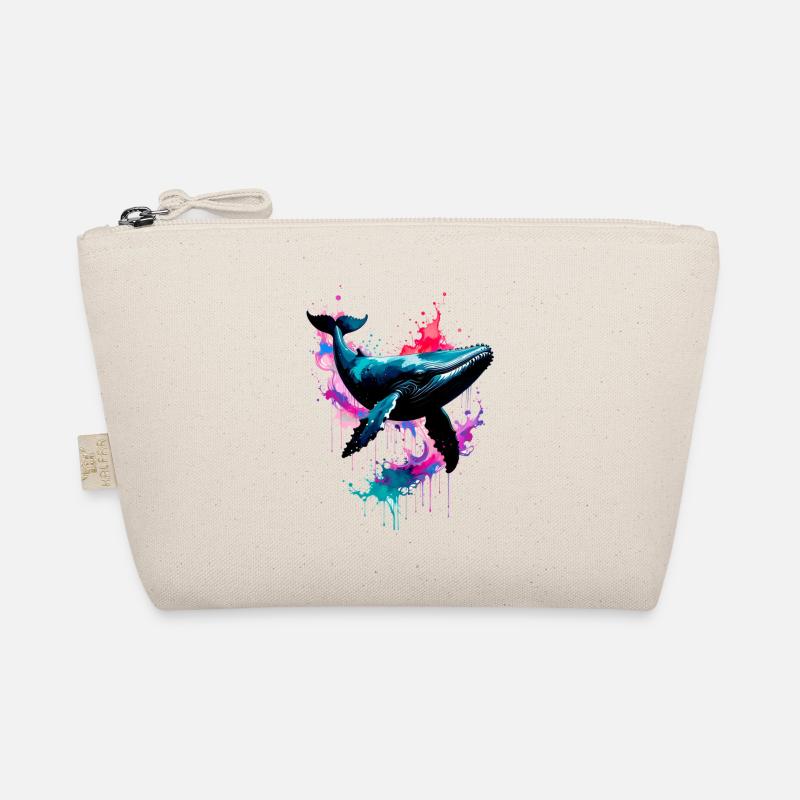 baleine, illustration, coloré, graffiti, coloré, éclaboussure Trousse biologique