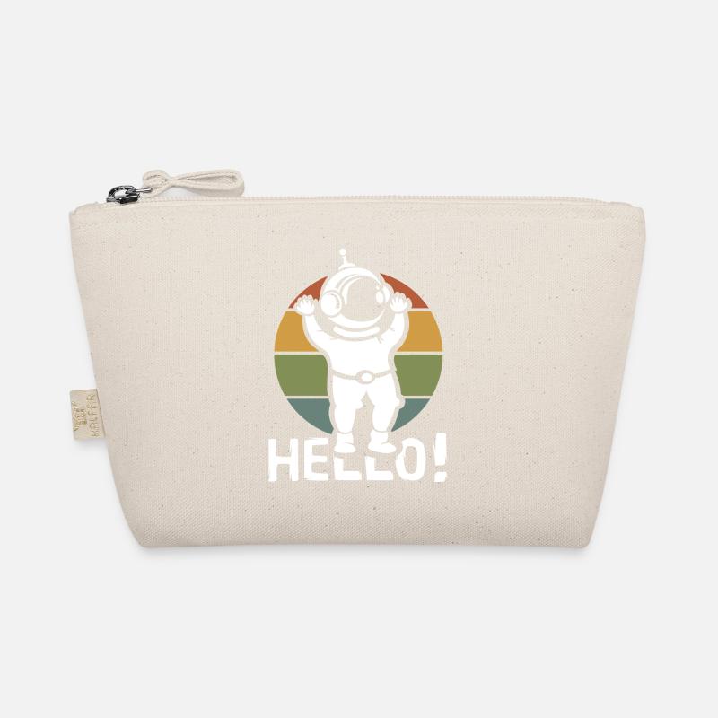 Hello Astronaut cartoon - Weltall retro comic - Bio-Täschchen - Natur