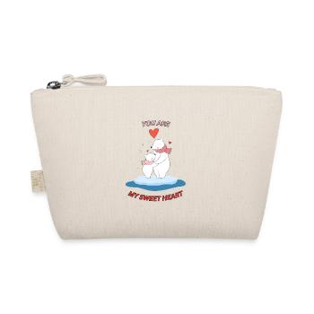 Polar bear with child - Organic Pouch - nature - Front