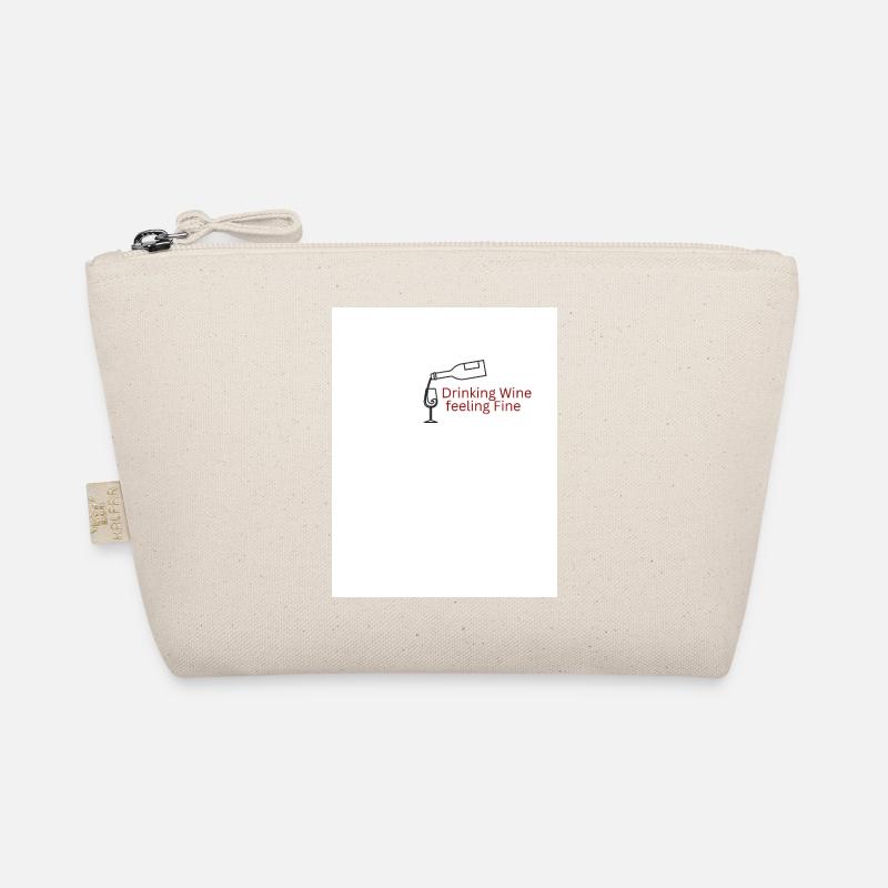 Drinking Wine feeling Fine Bio-Täschchen