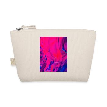 Abstract Pink and Blue Sea Design - Organic Pouch - nature - Front
