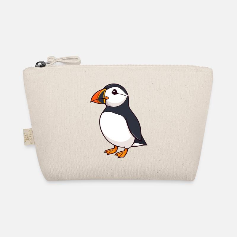 Papageientaucher Puffin - Bio-Täschchen - Natur