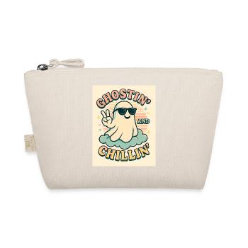 Halloween Ghost Costume Gift - Organic Pouch - nature - Front
