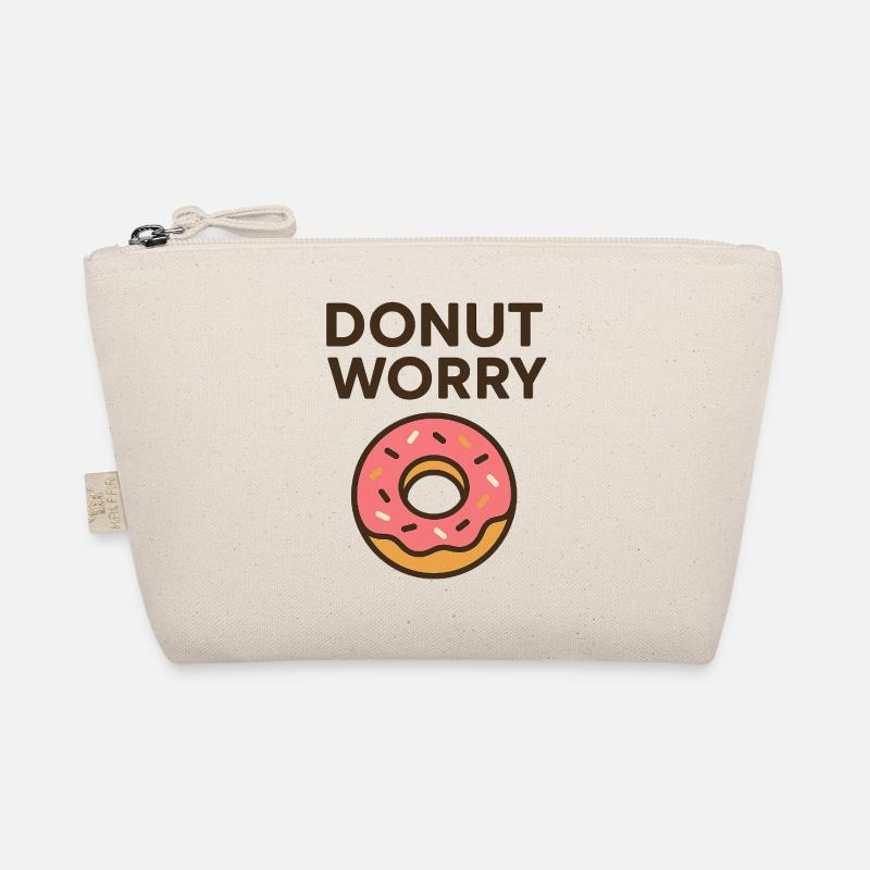Donut Worry Motivational Design Bio-Täschchen