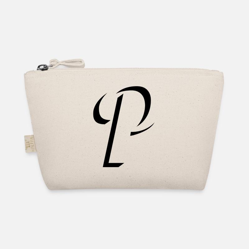 Letter P, Name, der Buchstabe P - Bio-Täschchen - Natur