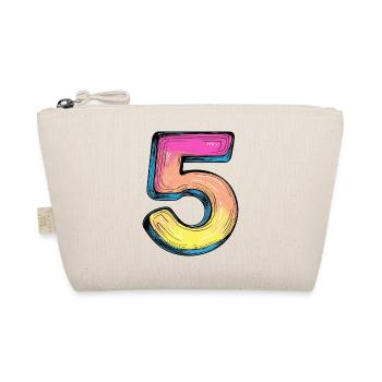 5 Number Comic - Organic Pouch - nature - Front