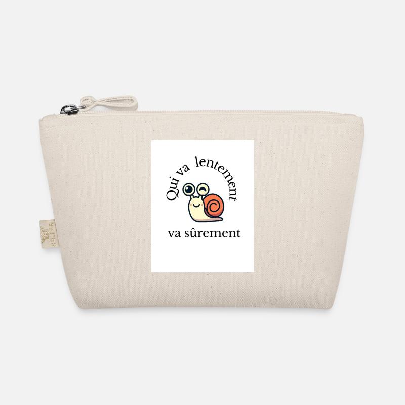 Wer langsam geht, geht sicher Bio-Täschchen