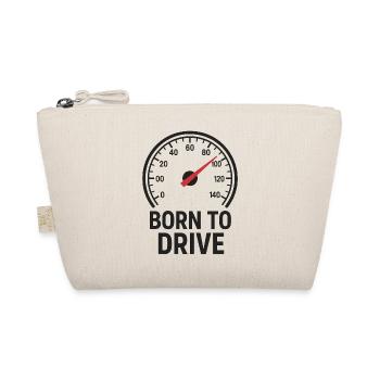 Geboren, um Tachometer-Design zu fahren - Bio-Täschchen - Natur - Vorne
