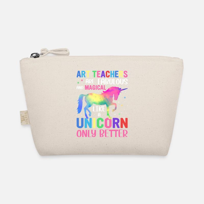 Bunte Einhorn-Kunst, die Lehrer lieben Bio-Täschchen
