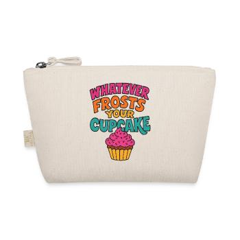 Fettgedruckte Cupcake-Zitat-Illustration - Bio-Täschchen - Natur - Vorne