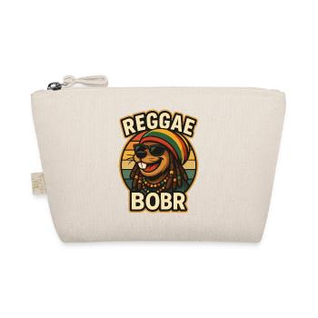 Reggae Bobr – Rasta-Biber - Bio-Täschchen - Natur - Vorne