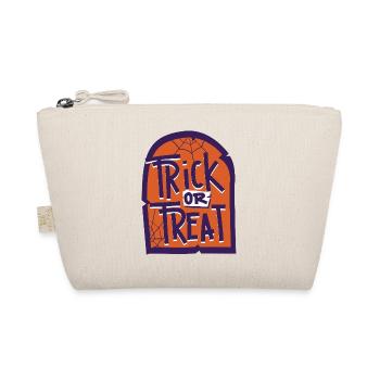 Trick or Treat Halloween Gravestone - Organic Pouch - nature - Front