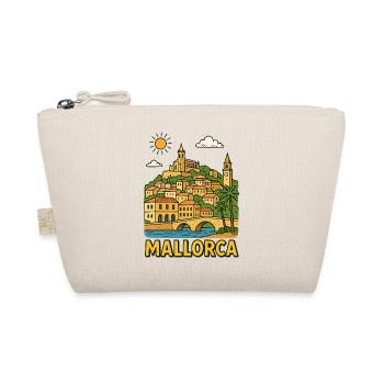 Colorful cityscape of Mallorca - Organic Pouch - nature - Front
