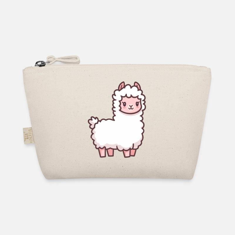 Cute Llama Cartoon Organic Pouch