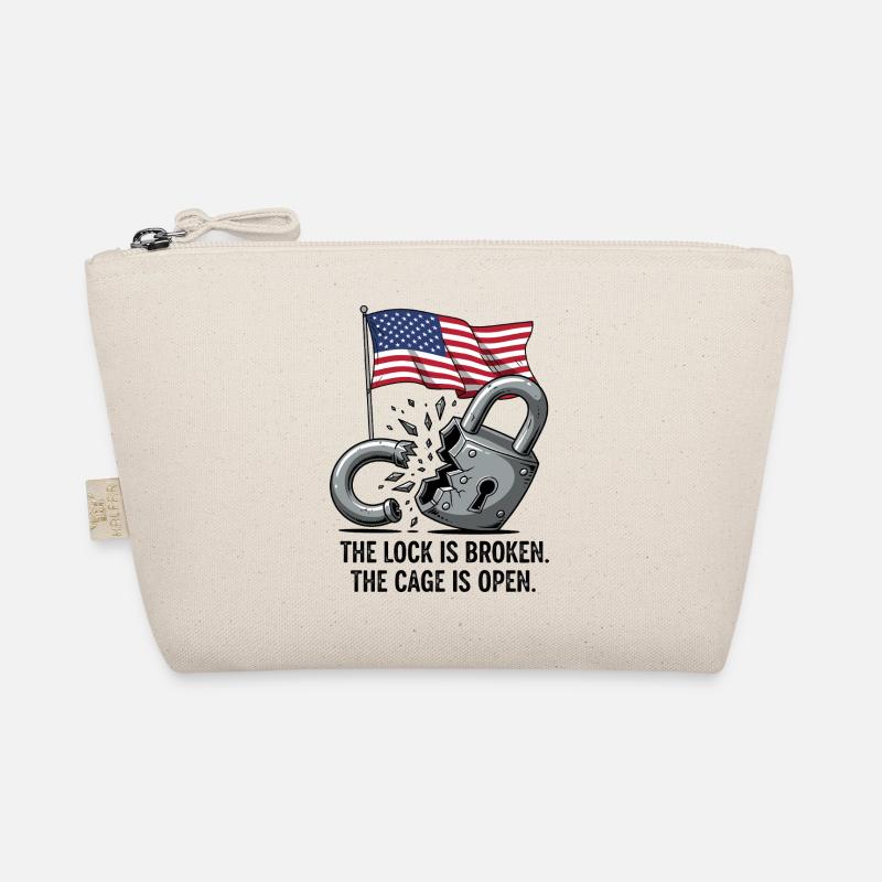 The cage is open Organic Pouch