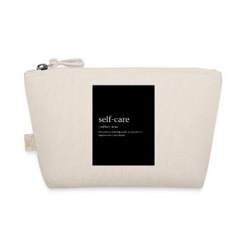 Self-Care Motif Minimalist - Organic Pouch - nature - Front