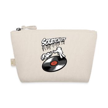 Hip-Hop-Platten- und Cartoon-Hände - Bio-Täschchen - Natur - Vorne