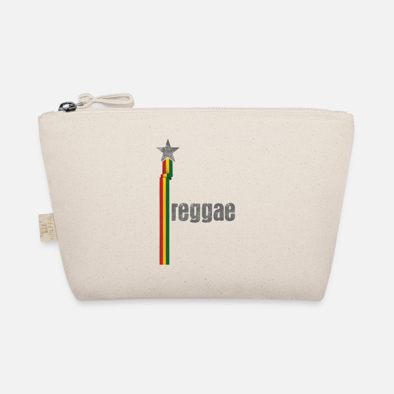 Reggae Star Rasta Logo Design Organic Pouch