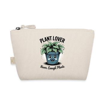 I Love Plants - Botany Flora Funny Saying - Organic Pouch - nature - Front
