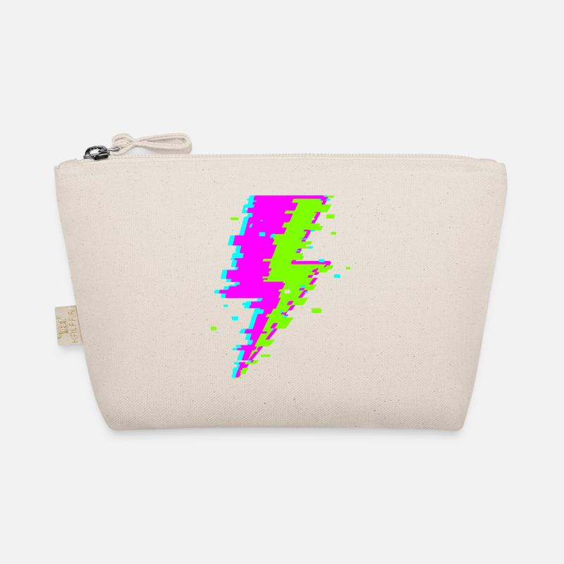 Psychedelischer digitaler Strahl Bio-Täschchen