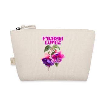 Fuchsia Lover Botanical Illustration - Organic Pouch - nature - Front
