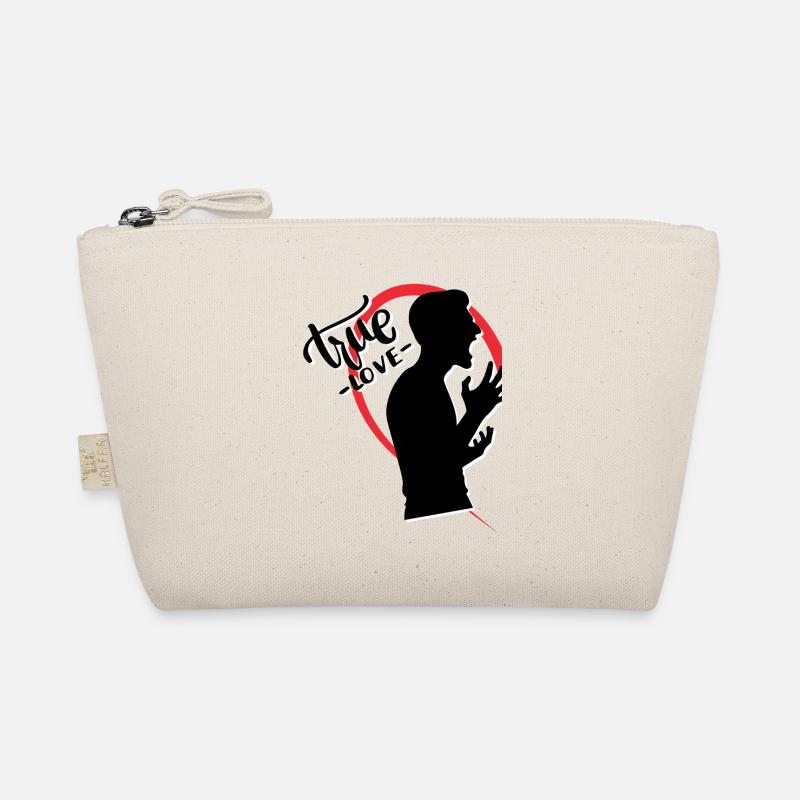 Screaming guy half heart Organic Pouch