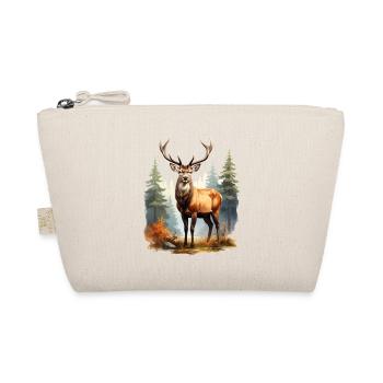 Majestic deer in the autumn forest - Organic Pouch - nature - Front