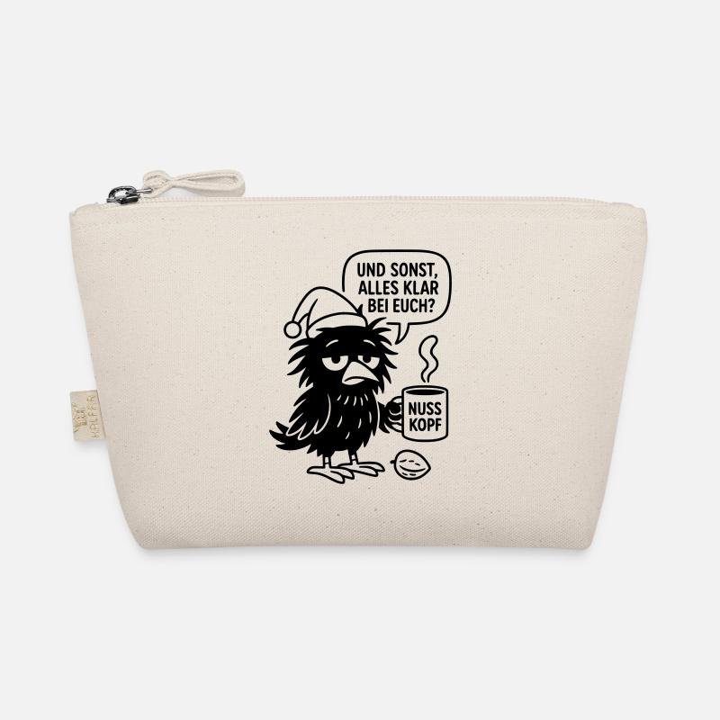 Corbeau mignon avec tasse et bulle de dialogue Trousse biologique