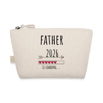 Futur papa 2026 Cadeau Grossesse - Trousse biologique - nature - Devant