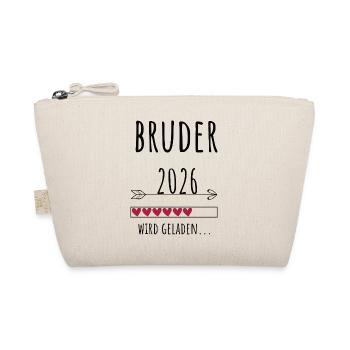 Brother-to-be 2026 Gift Pregnancy - Organic Pouch - nature - Front