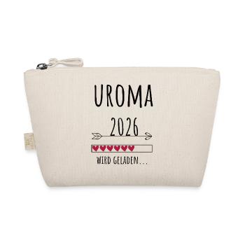 Werdende Uroma 2026 Geschenk Schwangerschaft - Bio-Täschchen - Natur - Vorne