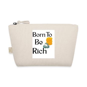 Geburt zum Reichtum DesignerTee - Bio-Täschchen - Natur - Vorne