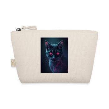 red eye cat - Organic Pouch - nature - Front