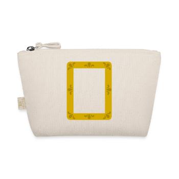 Ornate Gold Frame Portrait - Organic Pouch - nature - Front