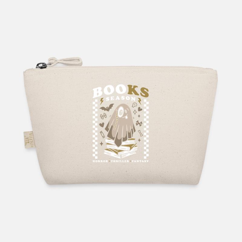 Saison des livres effrayants – Halloween Cute Ghost Trousse biologique