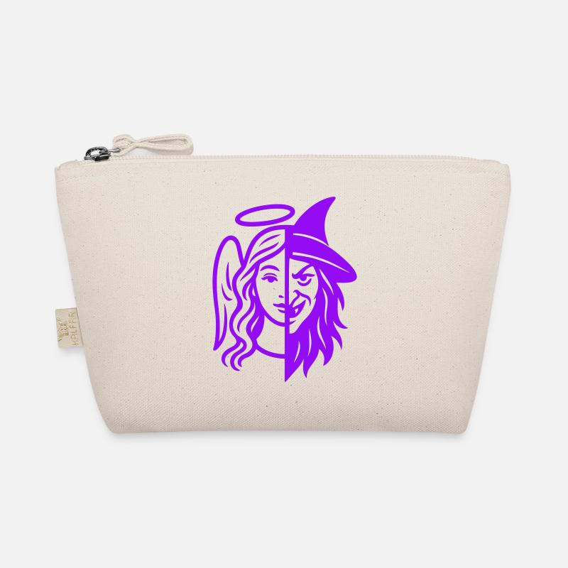 Angel Witch Duality Silhouette Organic Pouch