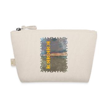 Motif totem jaune sur la plage - Trousse biologique - nature - Devant